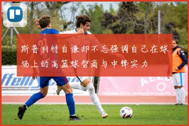 斯普利特自谦却不忘强调自己在球场上的高篮球智商与中锋实力
